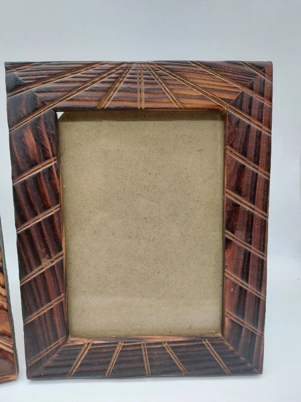 Artmark Chicago Wood Photo Frame Set Of 2 Carved Look
